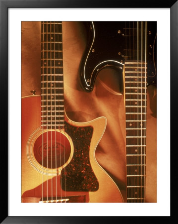 Guitars Framed Print Guitars Framed Print