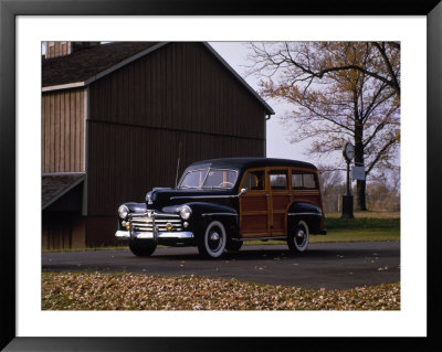 1948 Ford Super Deluxe Wagon Framed Print 1948 Ford Super Deluxe Wagon Framed Print