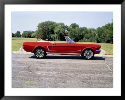 1965 Ford Mustang Convertible Framed Print 1965 Ford Mustang Convertible Framed Print