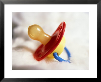 Close-up of Baby's Pacifier Framed Print Close-up of Baby's Pacifier Framed Print
