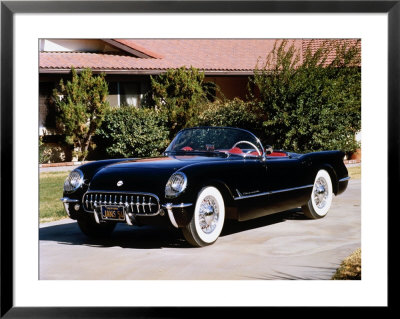 1954 Chevrolet Corvette Roadster Framed Print 1954 Chevrolet Corvette Roadster Framed Print