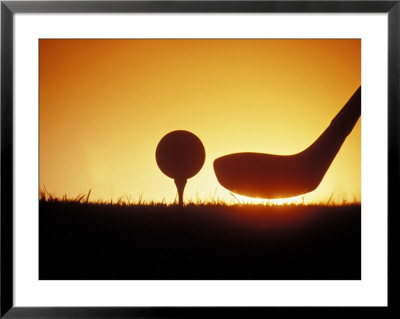 Teeing Off Framed Print Teeing Off Framed Print
