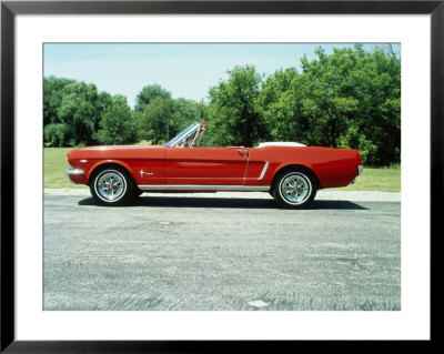 1965 Ford Mustang Convertible Framed Print 1965 Ford Mustang Convertible Framed Print