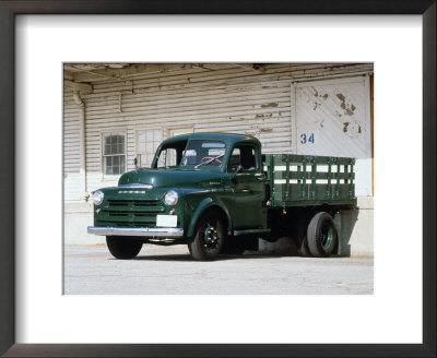 1950 Dodge B2 Stake Bed Truck Framed Print 1950 Dodge B2 Stake Bed Truck Framed Print