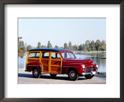 1948 Ford Super Deluxe Wagon Framed Print 1948 Ford Super Deluxe Wagon Framed Print