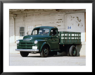 1950 Dodge B2 Stake Bed Truck Framed Print 1950 Dodge B2 Stake Bed Truck Framed Print