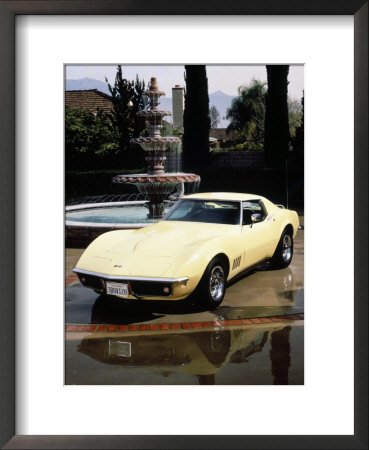 1968 Chevrolet Corvette Coupe Framed Print 1968 Chevrolet Corvette Coupe Framed Print