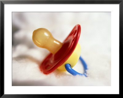 Close-up of Baby's Pacifier Framed Print Close-up of Baby's Pacifier Framed Print