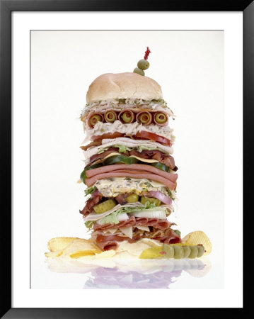 Dagwood Sandwich Framed Print Dagwood Sandwich Framed Print