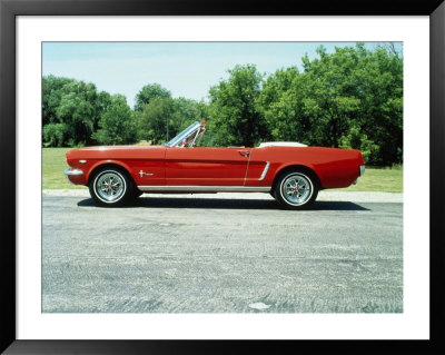 1965 Ford Mustang Convertible Framed Print 1965 Ford Mustang Convertible Framed Print