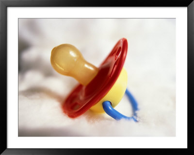 Close-up of Baby's Pacifier Framed Print Close-up of Baby's Pacifier Framed Print