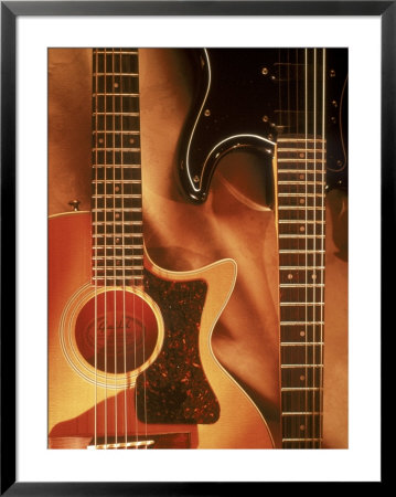 Guitars Framed Print Guitars Framed Print