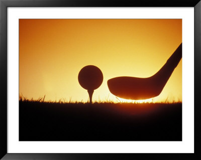 Teeing Off Framed Print Teeing Off Framed Print
