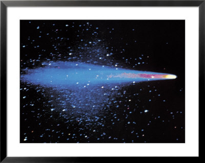Halley's Comet Framed Print Halley's Comet Framed Print