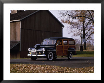 1948 Ford Super Deluxe Wagon Framed Print 1948 Ford Super Deluxe Wagon Framed Print