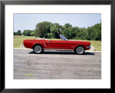 1965 Ford Mustang Convertible Framed Print 1965 Ford Mustang Convertible Framed Print