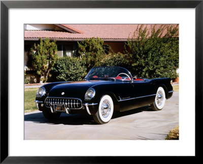 1954 Chevrolet Corvette Roadster Framed Print 1954 Chevrolet Corvette Roadster Framed Print
