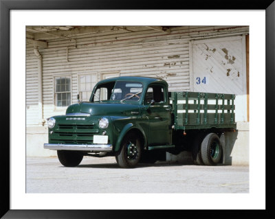 1950 Dodge B2 Stake Bed Truck Framed Print 1950 Dodge B2 Stake Bed Truck Framed Print