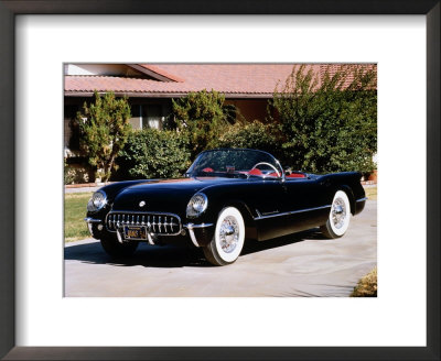 1954 Chevrolet Corvette Roadster Framed Print 1954 Chevrolet Corvette Roadster Framed Print