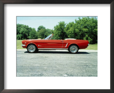 1965 Ford Mustang Convertible Framed Print 1965 Ford Mustang Convertible Framed Print