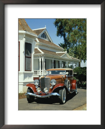 1933 Auburn 165A Phaeton Framed Print 1933 Auburn 165A Phaeton Framed Print