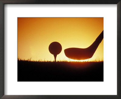 Teeing Off Framed Print Teeing Off Framed Print