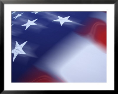 Abstract of Us Flag Framed Print Abstract of Us Flag Framed Print