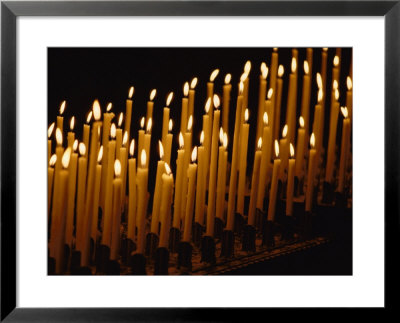 Candles Framed Print Candles Framed Print