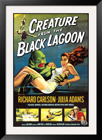 Creature From The Black Lagoon Framed Print Creature From The Black Lagoon Framed Print