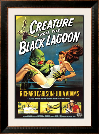 Creature From The Black Lagoon Framed Print Creature From The Black Lagoon Framed Print