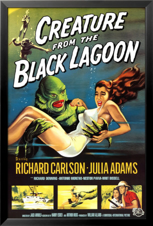 Creature From The Black Lagoon Framed Print Creature From The Black Lagoon Framed Print