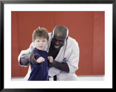 Martial Arts Instruction Framed Print Martial Arts Instruction Framed Print