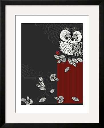 Retro Owl Framed Print Retro Owl Framed Print