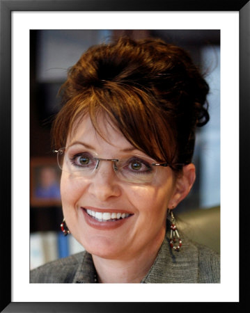 Sarah Palin, Anchorage, Alaska Framed Print Sarah Palin, Anchorage, Alaska Framed Print