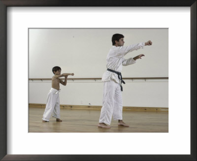 Martial Arts Instruction Framed Print Martial Arts Instruction Framed Print