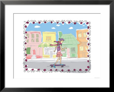 Pink Girl Framed Print Pink Girl Framed Print