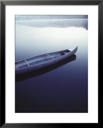 Canoe in Lake Framed Print Canoe in Lake Framed Print