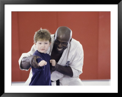 Martial Arts Instruction Framed Print Martial Arts Instruction Framed Print