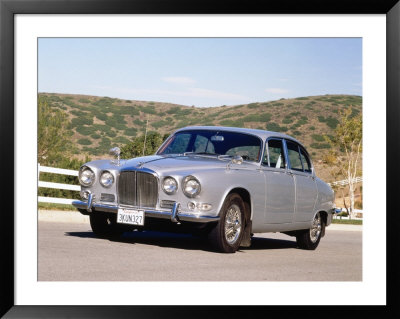 1967 Jaguar 420 Sedan Framed Print 1967 Jaguar 420 Sedan Framed Print