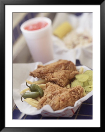 Fried Chicken Framed Print Fried Chicken Framed Print