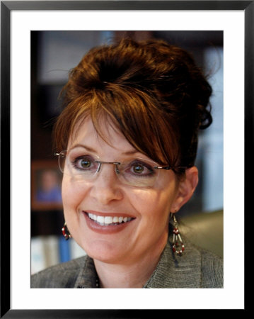 Sarah Palin, Anchorage, Alaska Framed Print Sarah Palin, Anchorage, Alaska Framed Print