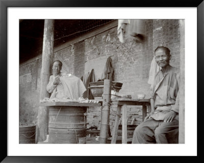 Chinese Fritter Vendor Framed Print Chinese Fritter Vendor Framed Print