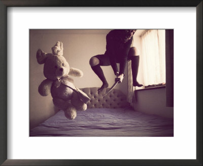 Danger of Fluffy Paws Framed Print Danger of Fluffy Paws Framed Print