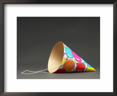 Birthday Party Hat Framed Print Birthday Party Hat Framed Print