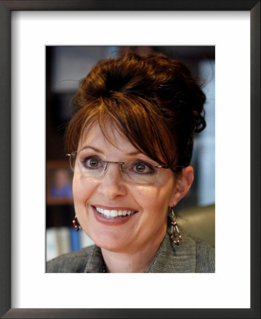 Sarah Palin, Anchorage, Alaska Framed Print Sarah Palin, Anchorage, Alaska Framed Print