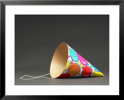 Birthday Party Hat Framed Print Birthday Party Hat Framed Print