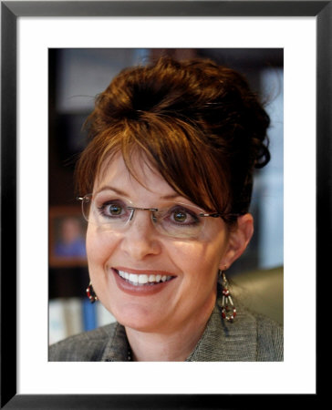 Sarah Palin, Anchorage, Alaska Framed Print Sarah Palin, Anchorage, Alaska Framed Print