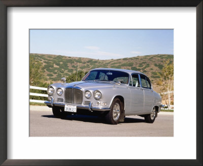 1967 Jaguar 420 Sedan Framed Print 1967 Jaguar 420 Sedan Framed Print
