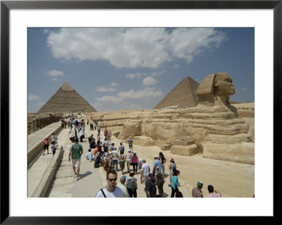 Pyramids Of Giza And Sphinx