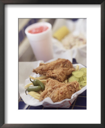 Fried Chicken Framed Print Fried Chicken Framed Print